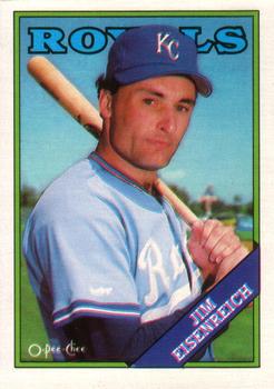 1988 O-Pee-Chee Baseball Cards 348     Jim Eisenreich